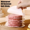 thumbnail image 4 of Dvkptbk Disposable Separator Paper Thickened Hamburger Beef Patties with Oil Separating Paper Non Stick Oil Separating Paper Non Stick Meat Patty Pad Paper and Meat Separating Paper, 4 of 6
