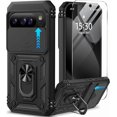 thumbnail image 1 of MUKO for Google Pixel 10 Case/Pixel 10 Pro Case with Screen Protector & Slide Camera Lens Cover,Built-in Ring Stand Protective Phone Case for Pixel 10 Case/Google Pixel 10 Pro Case Black, 1 of 8