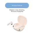 thumbnail image 3 of onn Hushbyte Wireless Earbuds with Adaptive Noise Cancelling, 3 of 8