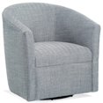 thumbnail image 1 of Comfort Pointe Lynton Fauteuil d'Appoint Pivotant en Tissu Polyester Bleu Indigo, 1 of 7
