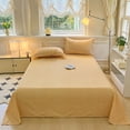 thumbnail image 1 of Feltree Checkered Washable Bed Sheet 220x230cm, Polyester Fitted Sheet with Anti-Slip Corners, Classic Plaid Pattern Home Textile Decor, 1 of 7
