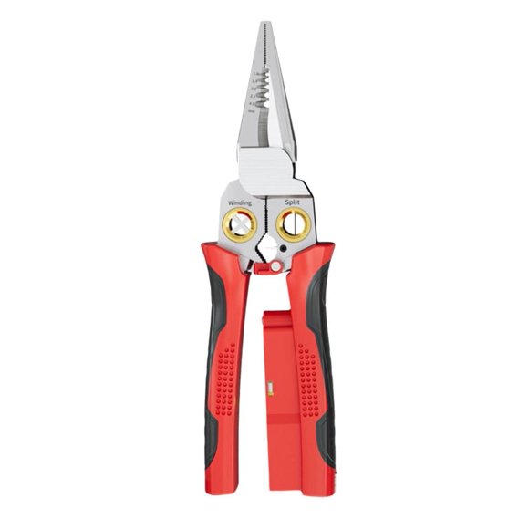 Super Easy Multi-Function Wire Stripping Pliers, Wire Strippers with Electricity Measurement Function, Professional Wire Stripping Tool, Electrical Pliers for Stripping Cutting Crimping Scraping