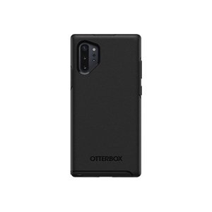 OtterBox Symmetry Series Case - Back cover for cell phone - polycarbonate, rubber - black - for Samsung Galaxy Note10+, Note10+ 5G