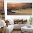 thumbnail image 1 of Beautiful Brown Fantasy Terrain - Landscape Canvas Art Print, 1 of 4