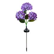 Fairy Hydrangea Lights 2026 3 Pack Solar Garden Lights Outdoor IP65 Colorful LED Flower Light 15 Lighting Twinkling Tree Fairy Hydrangea Lights For Patio Yard Décor 600mAh