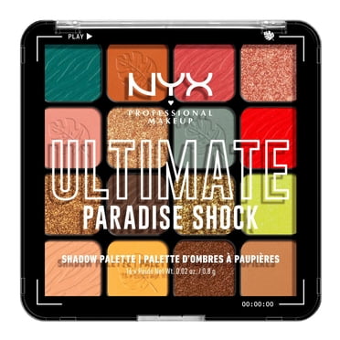 NYX PROFESSIONAL MAKEUP, Ultimate Shadow Palette, 16-shade Eyeshadow Palette, Vegan Formula - Warm Neutrals