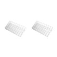 thumbnail image 4 of relayinert Compact Cosmetic Organizer Box For Efficient Space Utilization White Multiple 36 grids 2Set, 4 of 6