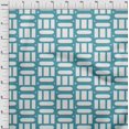 thumbnail image 4 of oneOone Rayon Turquoise Green Fabric Geometric Fabric For Sewing Printed Craft Fabric By The Yard 56 Inch Wide, 4 of 4