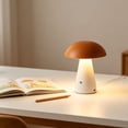 thumbnail image 3 of Birdeem Lampe de Table Champignon Rechargeable, Lampe de Chevet à DEL à Intensité Réglable, Veilleuse d'Ambiance Sans Fil, Lampe de Bureau à Commande Tactile pour Salon, Chambre et Chambre de Bébé, 3 of 5