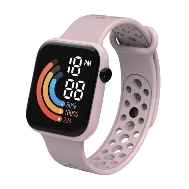 Hearth & Gear Student Children's Internet LED Electronic Watch Astronaut Square Electronic Watch Student Watch Function And Looking Student Watch A Girls Touchscreen Watch Watch Game for Girls 14-16