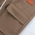 thumbnail image 4 of Styesk Shorts pour Hommes Couleur Unie Mode Décontractée avec Poches Taille à Lacets, 4 of 8