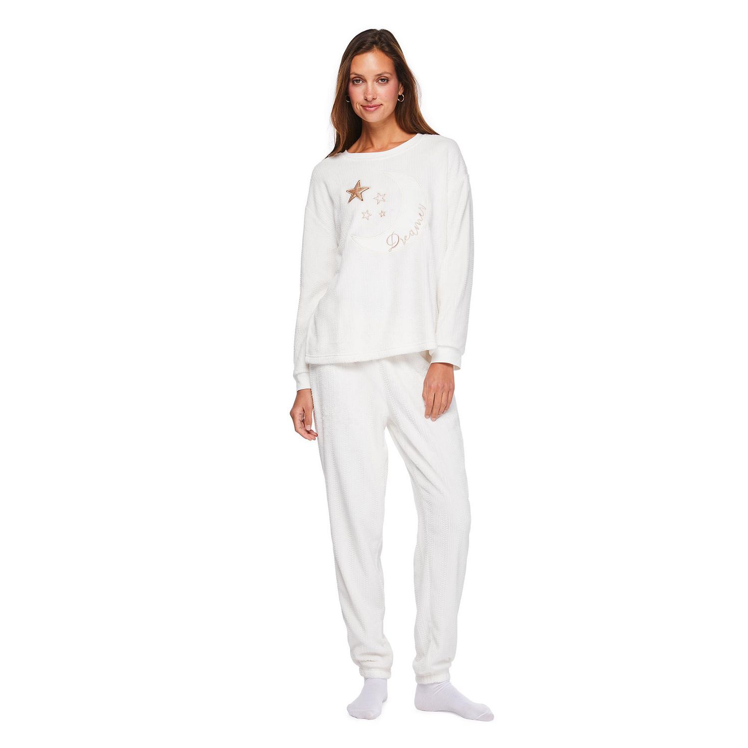 George Women's Plush Pajama 2-Piece Set