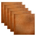 thumbnail image 1 of Great Lakes Tin Chicago Copper Lay In Ceiling Tiles 2ft x 2ft 5 Pack, 1 of 6