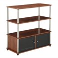 thumbnail image 1 of Convenience Concepts Designs2Go 34" 3 Tier Highboy TV Stand in Cherry, 1 of 2