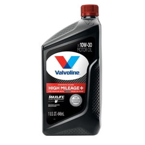 Valvoline High Mileage 150K with Maxlife Plus Technology Motor Oil SAE 10W-30 1 QT