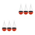 thumbnail image 3 of Wweixi 3pieces Stylish Planters For Hanging Pot Flower Plant Hanging Garden orange S 2Set, 3 of 6