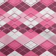 thumbnail image 1 of oneOone Cotton Silk Fuschia Pink Fabric Check Sewing Craft Projects Fabric Prints By Yard 42 Inch Wide, 1 of 5