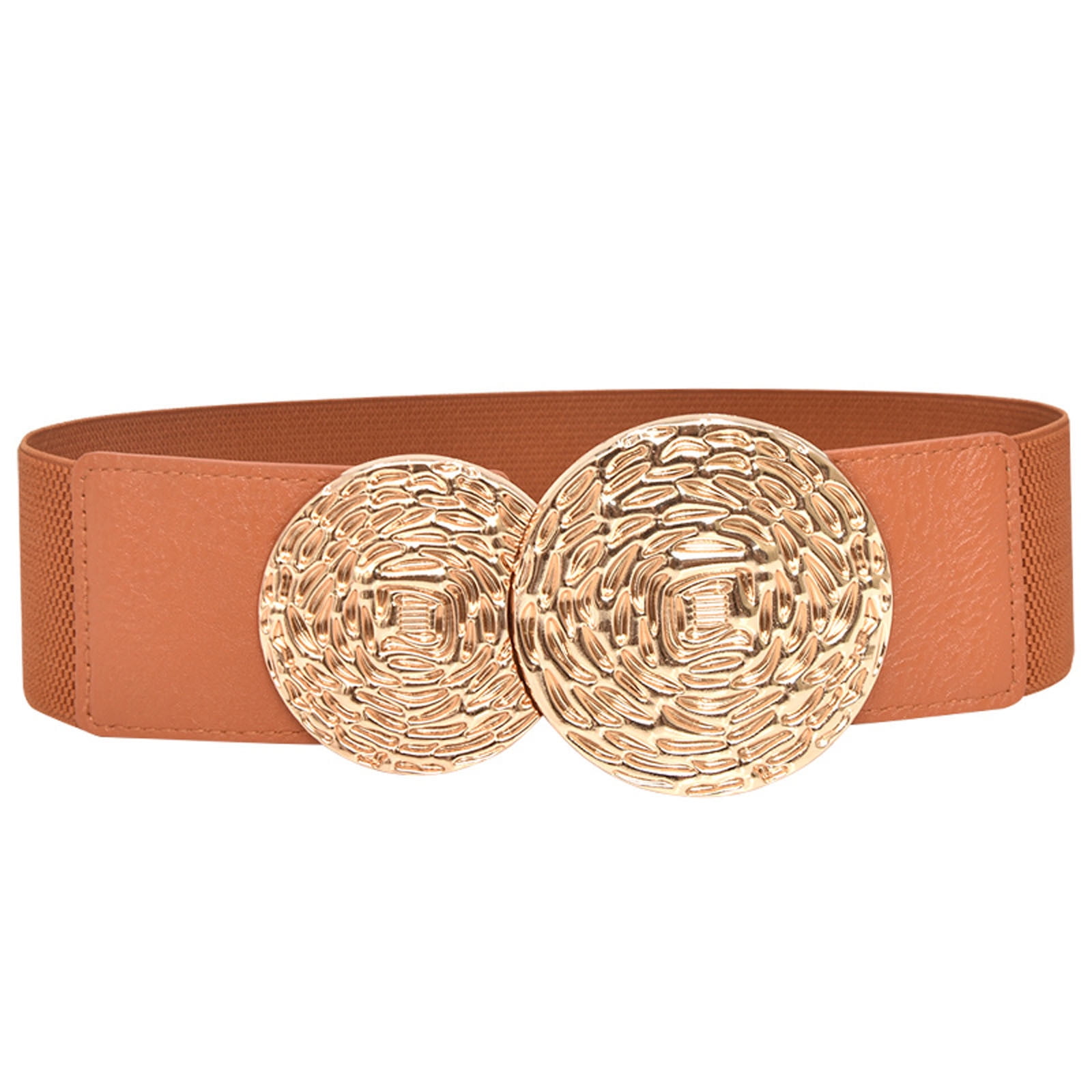 Women Stretchy Belt For Dresses Vintage Elastic Wide Waist 