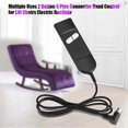 thumbnail image 1 of Télécommande Fauteuil de Relaxation Électrique 2 Boutons Télécommande Fauteuil Inclinable Manuel pour Fauteuil Électrique Table de Massage, 1 of 3