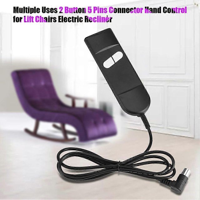 Télécommande Fauteuil de Relaxation Électrique 2 Boutons Télécommande Fauteuil Inclinable Manuel pour Fauteuil Électrique Table de Massage
