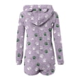 thumbnail image 4 of Vêtements pour Femmes - Combinaison à Capuche Chaude pour la Maison et les Tenues Décontractées, 4 of 5
