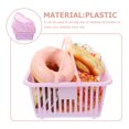 thumbnail image 4 of Miangastore Bathroom Toilet Organizer Lavender 3Pcs 6.3X5.1X3.1In, 4 of 8