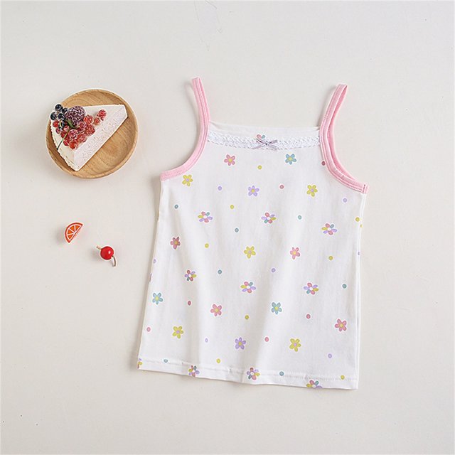 Soki 3-11Y Girls Camisole Undershirt Racerback Tank Top Cotton Sleeveless Bottoms Tops
