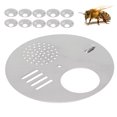 thumbnail image 4 of Portes d'Entrée de Ruche, en Acier Inoxydable 10pcs Rotatif 4,9 Pouces de Diamètre Porte d'Abeille pour l'Apiculture, 4 of 8