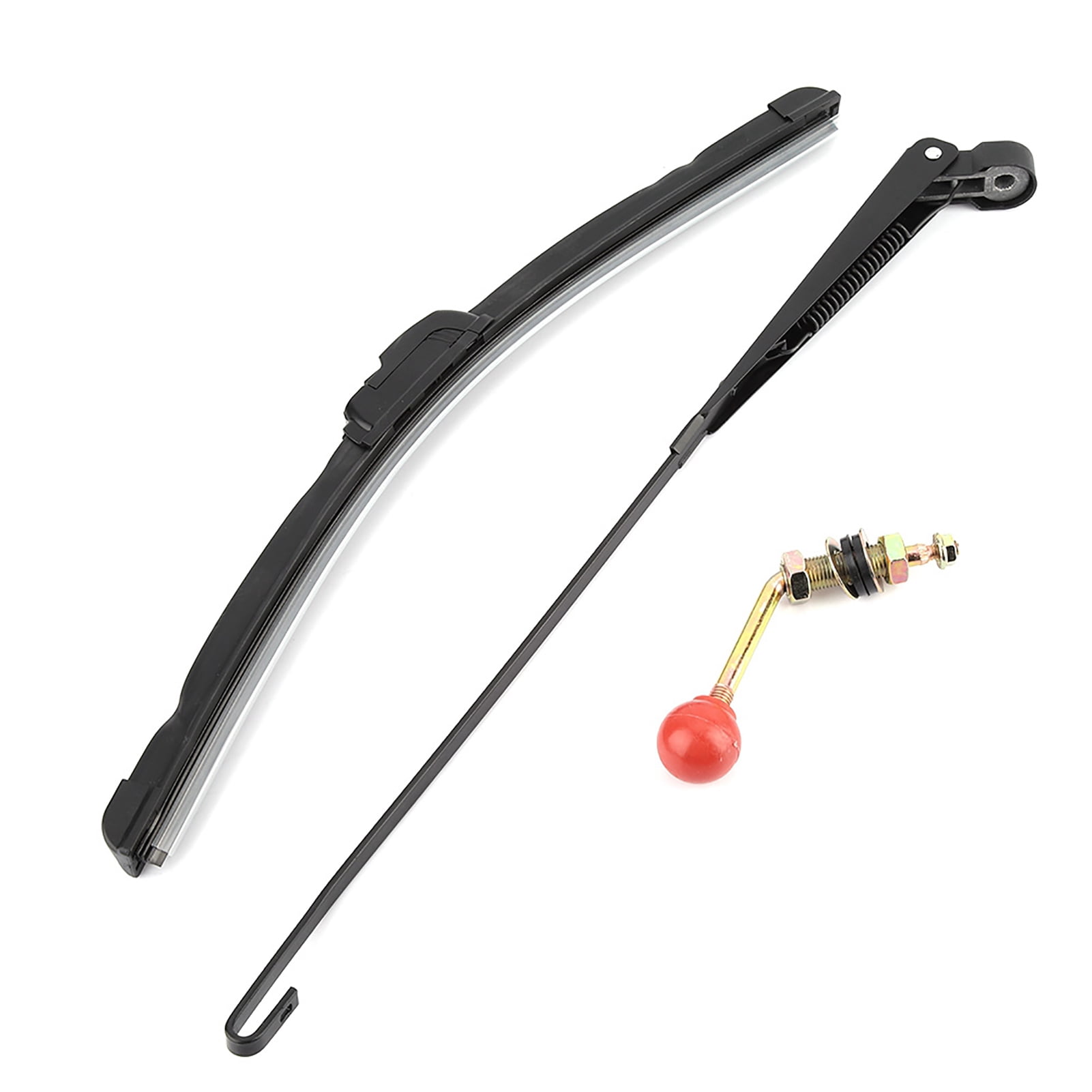 Windshield Wiper Blade, UTV Manual Hand Operated Windshield Wiper Blade Universal Replacement Kit