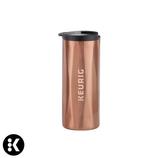 Keurig® 14oz. Faceted Travel Mug Copper