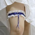 thumbnail image 4 of Ohufall White Garters For Bride 2 Pieces, Wedding Garter For Bride Elasticity Lace Garter, Wedding Garter Set For Bride, 4 of 4