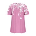 thumbnail image 4 of Birdeem Womens Round Neck Fashionable Casual Short Sleeved Spring/Summer Top, 4 of 12
