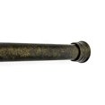 thumbnail image 1 of Tailor & Taylor 1 Inch Decorative Curtain Rod, 96 inches Width Windows Rod with Y Style Bracket with Metal Wall Mount Brackets Finials for Living Room, Kitchen and Windows (Pewter), 1 of 1