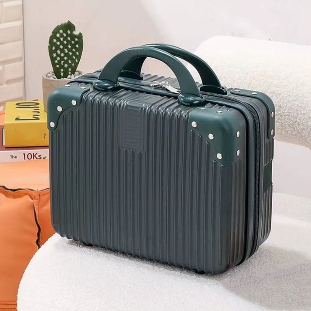 14 inch Mini Travel Suitcase Cosmetic Box Hand Luggage Organizer Makeup Case Small Password Box Boarding Case 4
