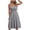 Grey, variant on Summer Dress for Women Dress for Women Summer Women Fashion Summer Seaside Sling Sleeveless V-Neck Solid Color Casual Dress