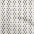 thumbnail image 1 of oneOone Georgette Viscose Yellow Fabric Asian Floral Block Sewing Craft Projects Fabric Prints By Yard 42 Inch Wide, 1 of 5