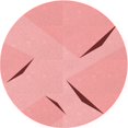 thumbnail image 1 of Ahgly Company Tapis Rond Lavable en Machine Intérieur Transitionnel Rose Pastel, 7 Pieds Rond, 1 of 7