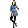 thumbnail image 3 of Phagun Kurta Décontracté pour Femmes, Haut à Manches 3/4, Kurti Courte, Blouse en Coton, 3 of 5