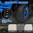 thumbnail image 4 of Qaba VTT pour Enfants 12 V, Jouet à Chevaucher avec 4 Roues à Suspension à Ressort, Bleu, 4 of 9