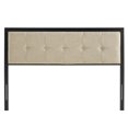thumbnail image 3 of Teagan Tufted Full Headboard - Black Beige, 3 of 4