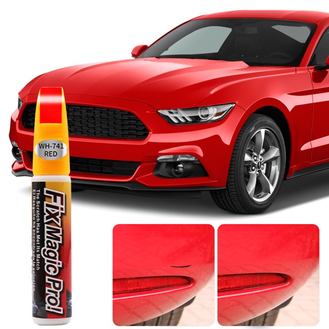 TopLLC 2 Pcs 24mlTouch Up Paint Pen Scratch Remover For Scratches Two-In-One Car Paint Scratch Repair Pen Car Accessories Car Paint Pen Car Up Paint tintorette paintbrush
