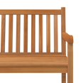 thumbnail image 3 of vidaXL 3 Piece Garden Dining Set Solid Wood Teak, 3 of 5