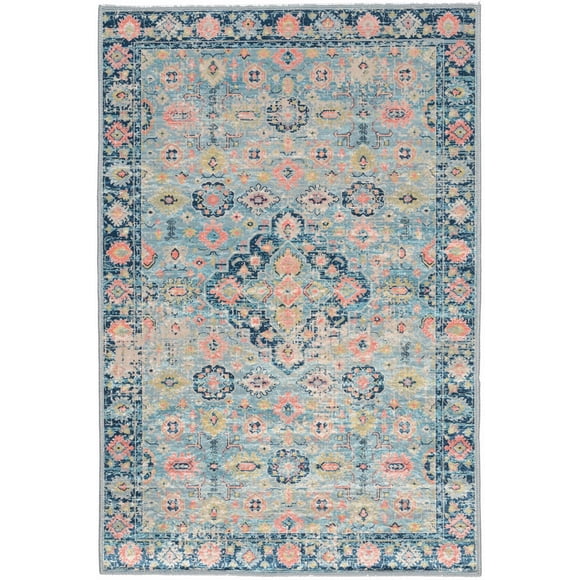 Emerald Bayer Red & Navy 2'2" x 3'2" Accent Rug