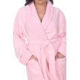 thumbnail image 3 of White Mark Women's Super Soft Lounge Robe, 3 of 5