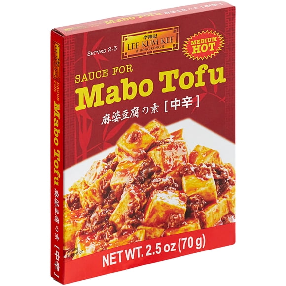 Lee Kum Kee Medium-Hot Sichuan-Style Mabo Tofu Sauce 2.5 oz. - 36/Case