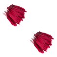 thumbnail image 4 of Maytalsory 100x DIY Boho Style Wild And Colorfast Feathers For Crafts Tear-resistant Burgendy 2Set, 4 of 6