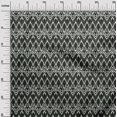 thumbnail image 2 of oneOone Silk Tabby Fabric Paisley & Chevron Ikat Print Fabric By The Yard 42 Inch Wide, 2 of 4