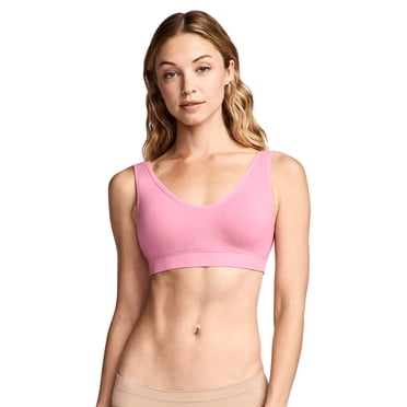 Jockey Soutien-Gorge Léger Sans Coutures en Mélange de Coton à Maintien Léger pour Femmes