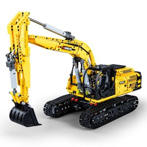 CaDA 1702 Pieces Excavator Building Block Set, Construction Toy Set