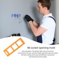 thumbnail image 4 of Wall Box Template, Socket Back Box Cutting Template Accurate  for DIY Enthusiasts for Woodworking, 4 of 7